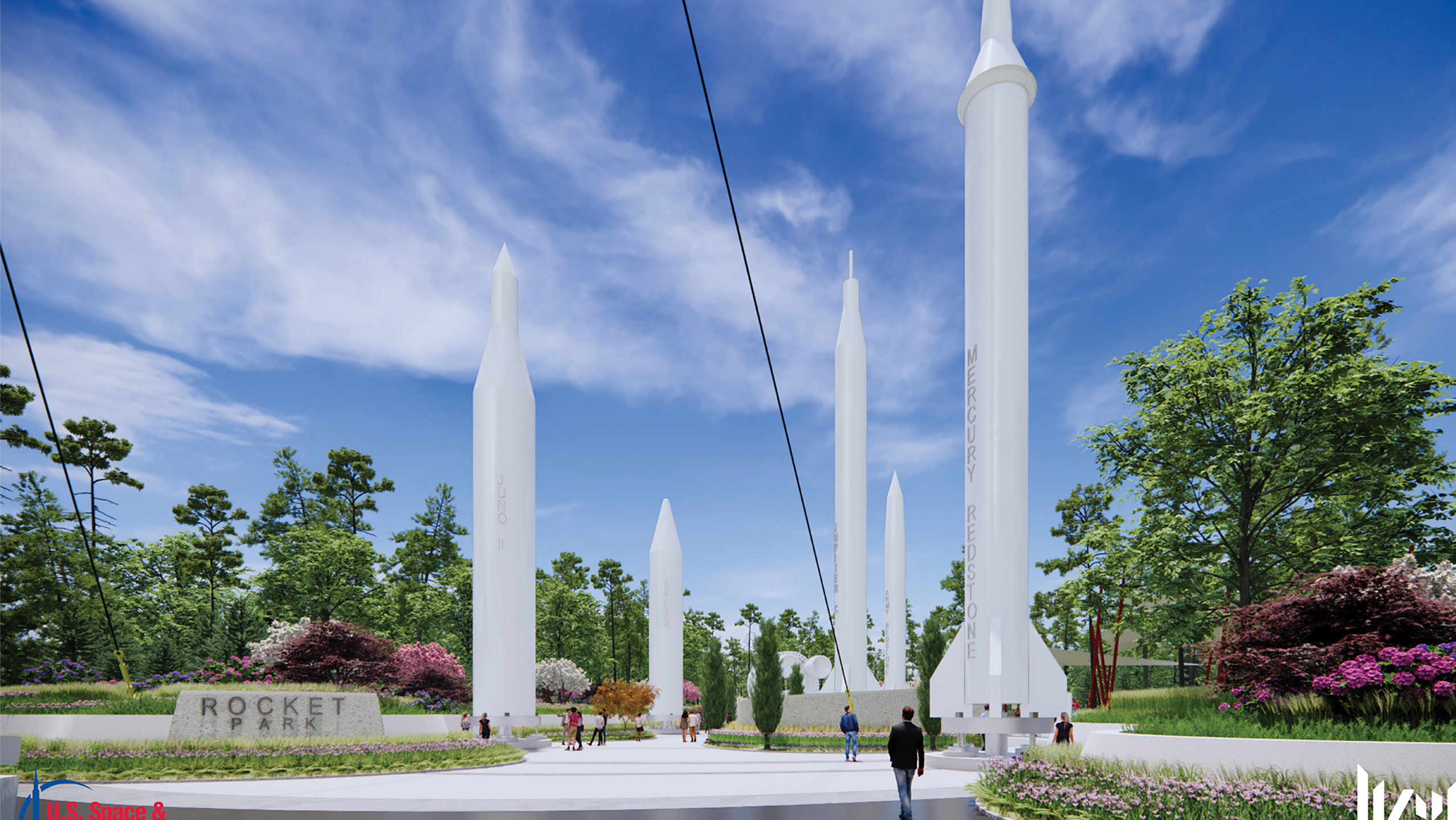 Proposed design for the new Rocket Park, phase 1.