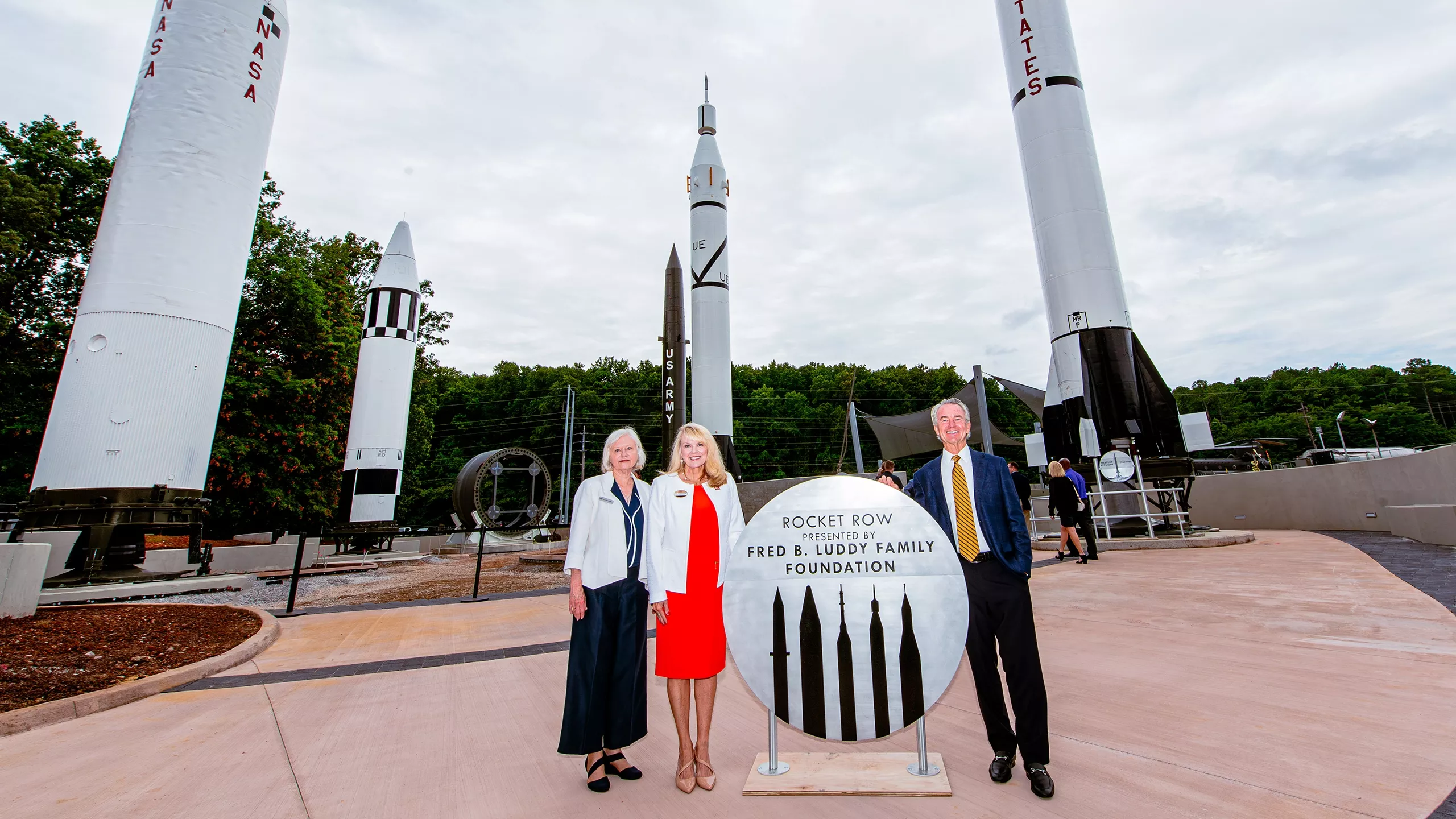 Brenda Carr, Dr. Kimberly Robinson, and Fred Luddy